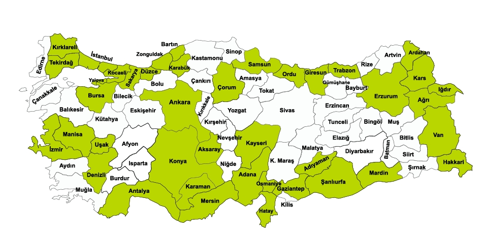 Türkiye Haritası
