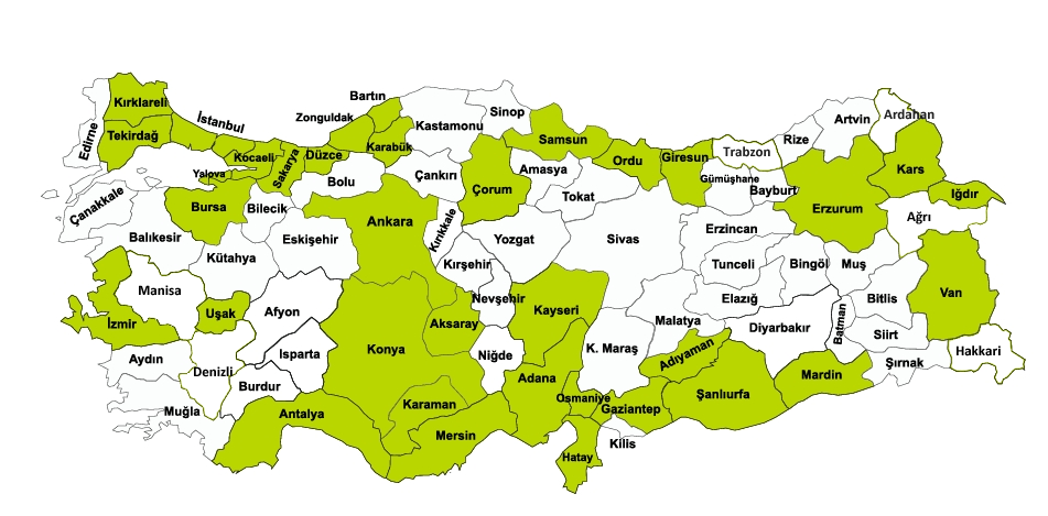 Türkiye Haritası